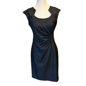 🆕 Calvin Klein Navy Chambray Sheath Dress